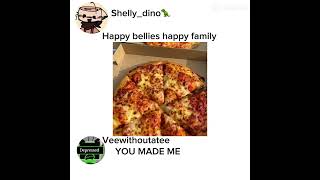 POV vee and Shelly on thanksgiving dandysworld shellvision roblox capcut fyp [upl. by Premer]