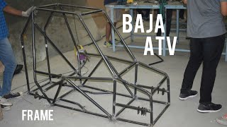 BUILDING THE CHASSIS OF SAE BAJA ATV INDIA [upl. by Atinuj]