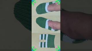 PURANE SWEATER KE EK CHHOTE SE TUKDE SE BANAYE BABY SHOE shorts trending wintersocks babybooties [upl. by Ardolino]