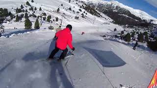 Skiing in Grandvalira  Andorra [upl. by Ardnos]