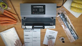 Getting Started with the Avid Armor A100  GEN 2 Suction Vacuum Sealer [upl. by Eneloj]