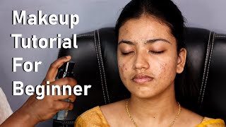 Best Party Makeup Tutorial For Beginners Pigmentation Skin Makeup Wedding Guest Makeup Smokey eye [upl. by Aivon]