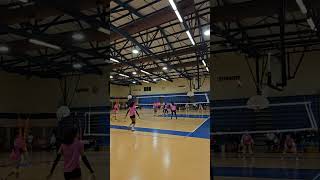 Outside Hitter Nomaries Powerful Serve Delivers an ACE Volleyball Girls Match CCVV Short 4k [upl. by Aizan]