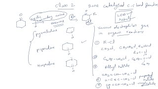 Base Catalysed CC Bond Formation  Class 2 StorkEnamine reaction [upl. by Mauri581]