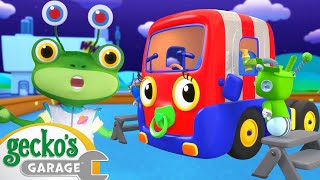 Baby Truck Space Rocket Playtime  Geckos Garage  Trucks For Children  Cartoons For Kids [upl. by Kcerred]