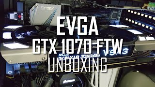 EVGA GeForce GTX 1070 FTW Gaming ACX 30 Unboxing [upl. by Kelly]