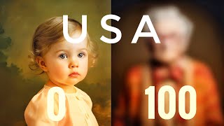 0100 years GIRLS in the USA AI Generated [upl. by Noiramaj492]