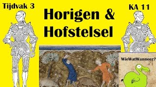 Hofstelsel en horigen  Tijdvak 3 KA 11 [upl. by Sedgewake]