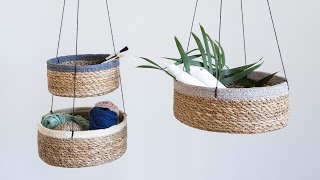 DIY Seagrass storage baskets by Søstrene Grene [upl. by Daniyal855]