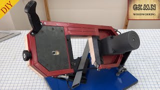 Making a Homemade Metal Cutting Bandsaw [upl. by Block572]