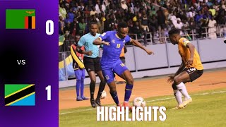 Zambia vs Tanzania Fulltime  01  worldcup2024 [upl. by Bohner924]