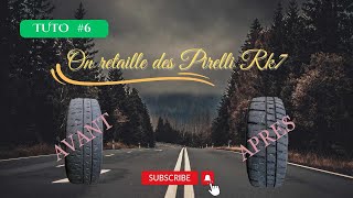 Comment retailler des pneus Pirelli RK7 pour le rallye en Mixte ou pluie sur Peugeot 106 16s N2 [upl. by Slocum]