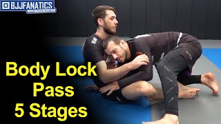 5 Stages of The Body Lock Pass by Lachlan Giles [upl. by Nevin80]