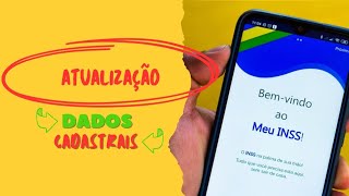 Como fazer requerimento de atualização de Dados Cadastrais no meu INSS passo a passo [upl. by Phail]