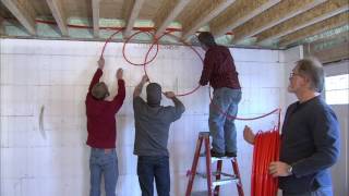 Installing Radiant Heat Between Joists Retrofit radiant heat into your home or for new construction [upl. by Htur339]