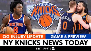 MAJOR OG Anunoby Injury Update  Knicks vs Pacers Game 6 Preview Prediction amp Keys To Victory [upl. by Nickerson]