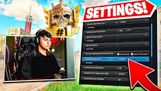 1 WARZONE PRO  BEST SETTINGS [upl. by Greerson133]