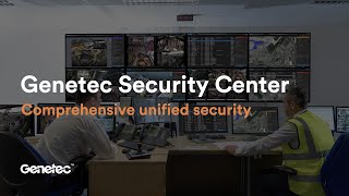 Genetec Security Center Comprehensive unified security [upl. by Harihs]