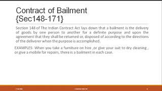 Contract Of Bailment [upl. by Scheld]