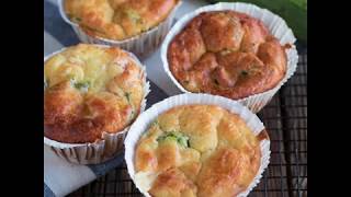 MUFFIN SALATI 7 VASETTI con zucchine e formaggi [upl. by Tiphani]