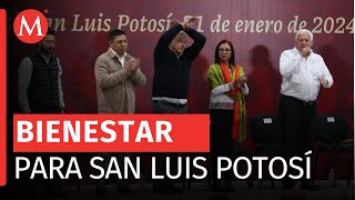 quotEl único amo de México es el puebloquot AMLO durante evento en San Luis Potosí [upl. by Sioux565]