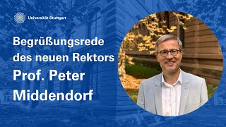 Neuer Rektor Peter Middendorf tritt sein Amt an [upl. by Lauren654]