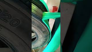 Tyre Remoulding feeling and rubber kisan bicycleaccessory tyre [upl. by Urbani]