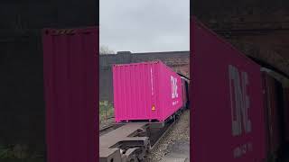 Long Gbrf Container Train At Alfreton [upl. by Ramraj]