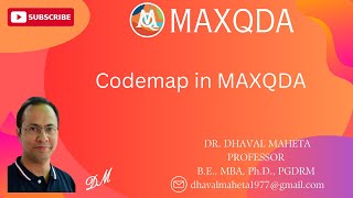 17 Codemap in MAXQDA  Dr Dhaval Maheta [upl. by Alyos]