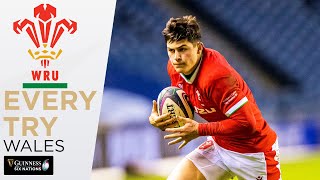 ReesZammit Speed amp Williams Strength  Every Wales Try in 2021  Guinness Six Nations [upl. by Robenia]