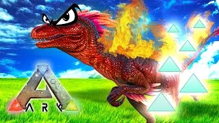 ALPHA RAPTOR INSANE XP DROP Ark Survival The Center [upl. by Atiz997]