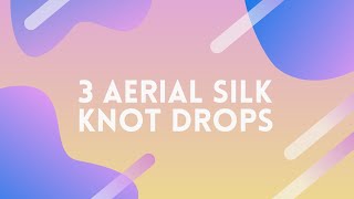 3 Aerial Silk Knot Drops  Ashton Theresa [upl. by Nhguahs]