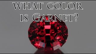 What Color Is Garnet [upl. by Ahsinrad]