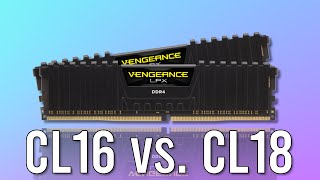 DDR4 3600 CL16 vs CL18 Does it matter for Gaming [upl. by Otreblon541]