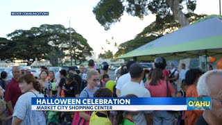 Families celebrate Halloween early at Market City Shopping Center event [upl. by Libbna890]