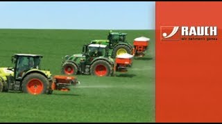 AXIS2  Fertiliser spreaders in action english  Rauch Landmaschinenfabrik GmbH [upl. by Eeldarb825]