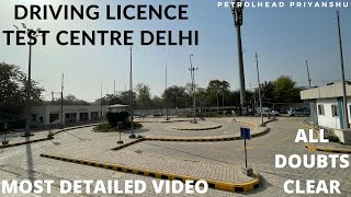 DRIVING LICENCE TEST  DELHI  MOST DETAILED VIDEO OF CENTRE  SHAKURBASTI RTO [upl. by Andeee]