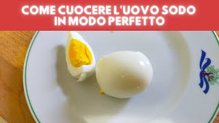 come cuocere luovo sodo perfetto ricetta uovo sodo [upl. by Nerok]