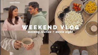 WEEKEND VLOG  morning amp night routines  movie night [upl. by Neville]