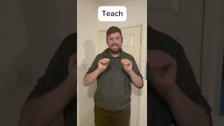 How to sign Teach British Sign Language BSL britishsignlanguage deaf bsl signlanguages [upl. by Hux739]