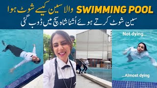 Ushna Shah Swimming Pool Scene  Aye Ishq e Junoon Episode 5 Aye Ishq e Junoon Episode 6 Promo BTS [upl. by Emerson]