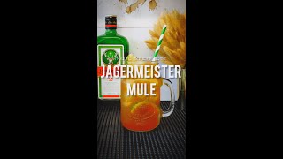 How to make a Jagermeister Mule cocktail at home recipe [upl. by Ecyarg]