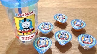 Thomas And Friends Jelly きかんしゃトーマス ゼリー カップ [upl. by Treblig]