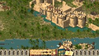 Stronghold Crusader  Multiplayer 1vs1 Deathmatch 1080pHD Patch [upl. by Edlihtam]