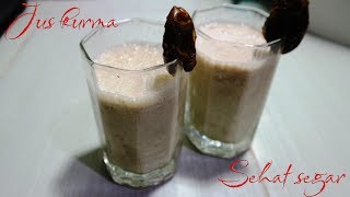 Resep jus kurma campur susu enak untuk ibu hamil dan menyusui [upl. by Kcirre609]