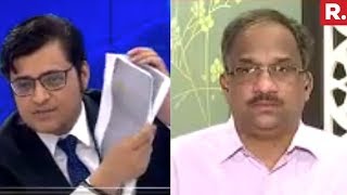 Arnab Goswami Questions Prof Nageshwar On Karti Chidambaram Arrest [upl. by Emmons212]