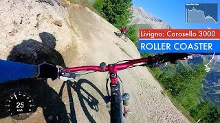 Livigno Carosello 3000  Tutti Frutti  Roller Coaster trail [upl. by Eehc]