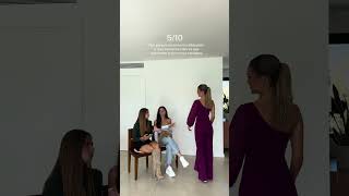 Puntuando vestidos para la boda de su prima 💐💖 fashiongoals viralvideo invitadaperfecta moda [upl. by Erdied]