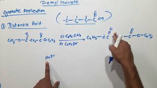 Diethyl malonate complete chapter  synthesis properties and applications [upl. by Attenwad]