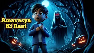 Amavasya Ki Raat  Hindi Horror stories  Hindi kahani  horror story  Cartoon [upl. by Imotas]